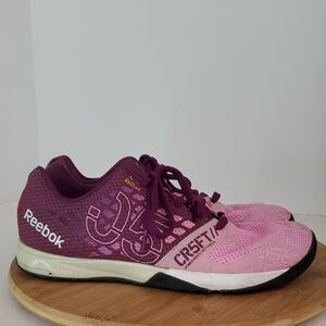 Reebok Crossfit Nano 5.0 Women's Pink and Purple Athletic Training Shoes Size 11